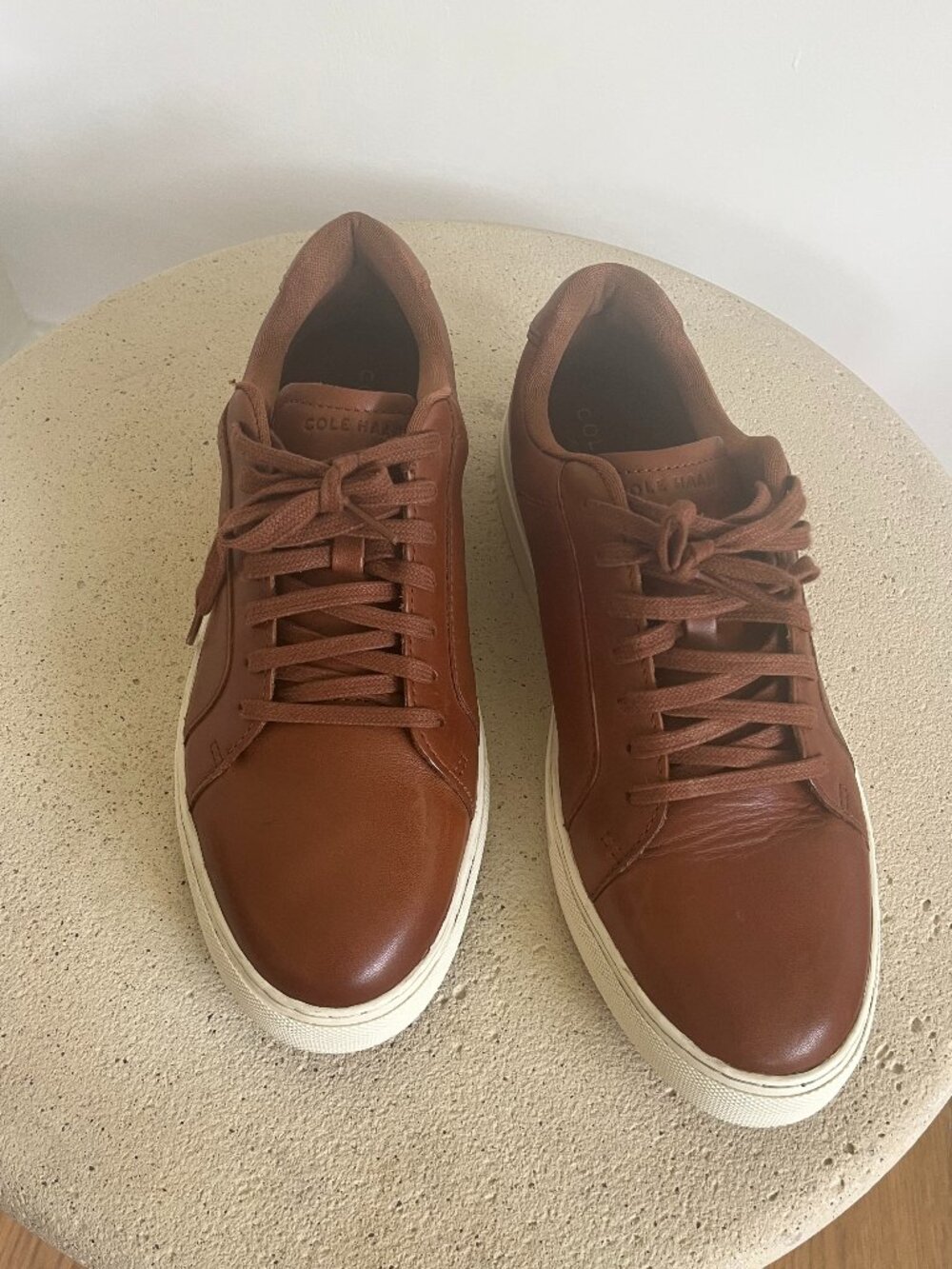 Cole Haan Mens Grand Jensen Sneaker, British Tan, Size 10